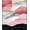 Pink, Pattern 2, variant on Flatwoven High Traffic Area Rug, Abstract Pink and Black Fusion, Non Slip, Stain Resistant, Washable Area Rugs for Living Room, Bedroom(Pink, 4X6)