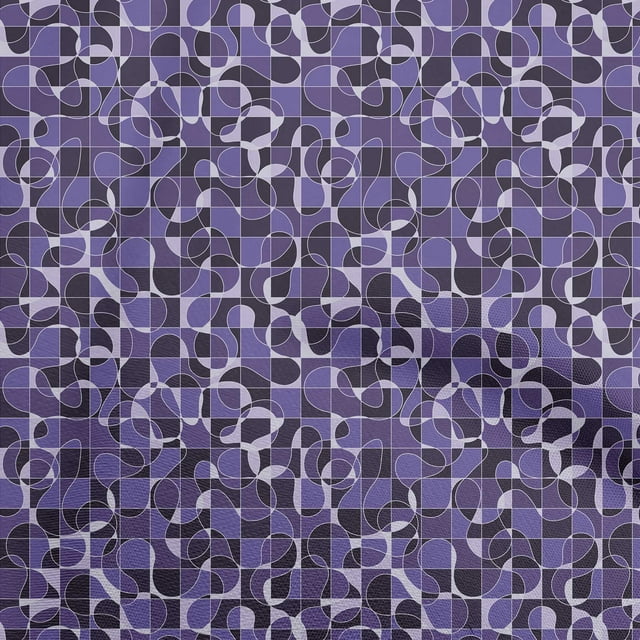oneOone Velvet Purple Fabric Abstract Sewing Craft Projects Fabric Prints By Yard 58 Inch Wide