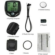 POINTERTECK Bike Speedometer Waterproof Wireless Bicycle Bike Computer and Cycling Odometer with Multi-Function LCD Backlight Display