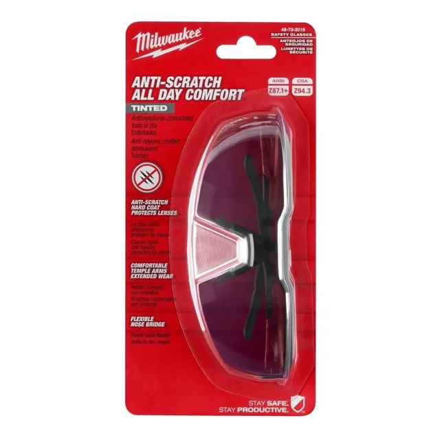 Lentes De Seguridad Entintados Milwaukee 48-73-2015