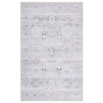 SAFAVIEH Tucson Barrfind Traditional Machine Washable Area Rug, 8' x 10', Pink/Beige