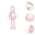 thumbnail image 6 of Colcolo Christmas Doll Gifts Standing Xmas Figure for Restaurant Christmas Festivals Snowman, 6 of 8