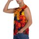 thumbnail image 3 of Fotbe Marigold Flowers In Different Colors Men's Camiseta sin Mangas Estampada para Hombres, Playera Casual para Gimnasio, Entrenamiento, Playa-XX-Large, 3 of 7