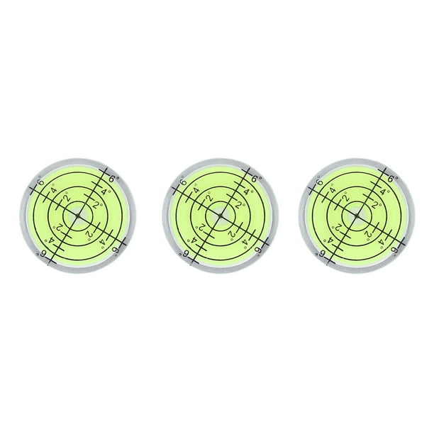 Mini Niveles De Burbuja, Nivel De Burbuja Redondo De Uso Generalizado Fácil Operación Para Telescopio Para Cámara Para Colocación De Muebles Para Trípode Horizontal