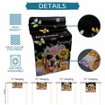 thumbnail image 6 of Spring Dog Table Runner 90 Inches, Black Watercolor Botanical Floral Sunflower Bed Runner Dresser Scarves Tabletop for Indoor Outdoor Parties/Ceremony/Banquet, 13" x 90", 6 of 8