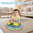 thumbnail image 3 of YYUAN 5-in-1 Baby Walker for Boys and Girls, Adjustable Infant Walkers with Wheels, Green, 3 of 9