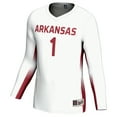 thumbnail image 2 of Unisex GameDay Greats #1 White Arkansas Razorbacks Lightweight Volleyball Jersey, 2 of 4
