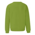 thumbnail image 5 of Aocisk Chandail à Col Rond à Manches Longues pour Femme avec Imprimé Graphique de Noël, Haut Décontracté à Motif Festif, Vert Pâle, S, 5 of 5