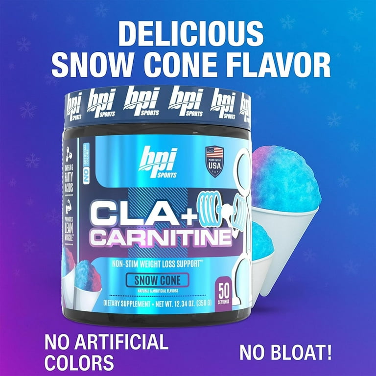 BPI Sports Weight Loss Powder, CLA + Carnitine, Fat Burning
