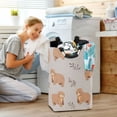 thumbnail image 5 of Yayeee Freestanding Laundry Hamper with Handle Collapsible Large Storage Basket for Clothes, Cartoon Bear, 5 of 7