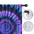 thumbnail image 4 of Blackout Kids Curtains,Blue Purple Tie Dye Mandala Pattern Childrens Insulated Curtains Set Of 2,Bedroom Essentials,Toddler Room Decor 42"x54", 4 of 5