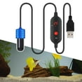 thumbnail image 6 of FITYLE Mini Aquarium Heater 15-34  degreeC Adjustable Winter Keep Warm Precision Accurate Digital Overheat Protection Turtle Tank Heater 15W, 6 of 9