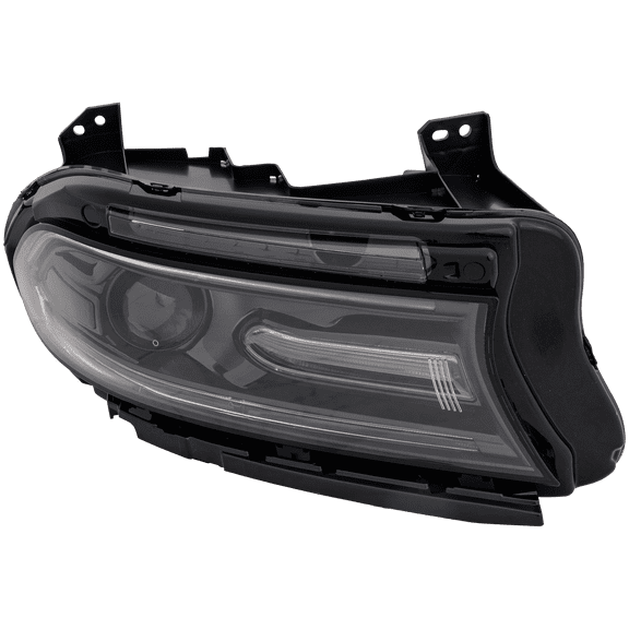 Headlight Compatible with 2018-2021 Dodge Charger Passenger Side OE comparable With bulb(s)