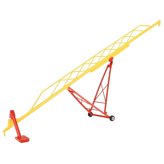 Replica 1/64 Plastic Red & Yellow Grain Auger, (115ft to scale) MW1001-RY