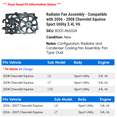 thumbnail image 2 of Radiator Fan Assembly - Compatible with 2006 - 2008 Chevy Equinox Sport Utility 3.4L V6 2007, 2 of 2