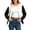 Black, variant on Women's Oversized Rain Jackets Waterproof Trendy Hooded Solid Long Sleeved Zipper Jacket Top Blouse Casual Pocket Coat