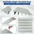 thumbnail image 5 of Mescukay 5" Rise Door Threshold Ramp, Aluminum Entry Ramp for Wheelchair Scooters, 700 LBS Load Capacity, 5 of 7