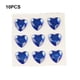 thumbnail image 4 of Wosthever 10 hojas de pegatinas de diamantes de imitación, calcomanías acrílicas a mano, etiquetas artesanales autoadhesivas tridimensionales para Artesanía Azul oscuro Wosthever HA062097-06B, 4 of 6