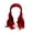 D #004, variant on Women's Hot Pink Curled Long Wig 28 Inch/70cm Synthetic Party Cosplay Fantasy Magic Theme Role Play Hair Accessory Adult