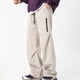 thumbnail image 5 of Puntoco Pantalones cargo con bolsillos y cintura elástica, informales, lisos, con diseño impermeable y a la moda para exteriores para hombre, 5 of 6
