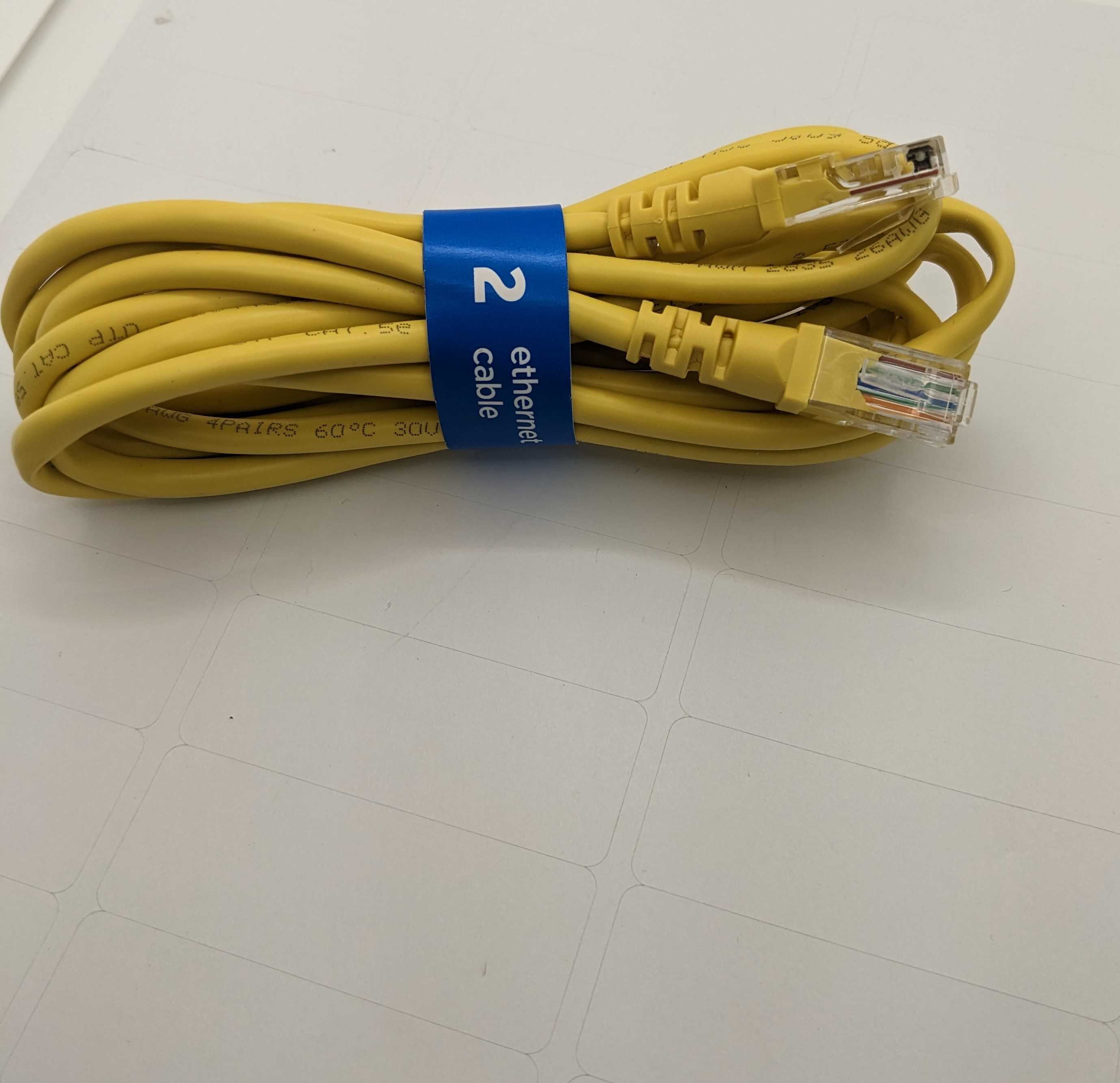 Ethernet Cable 10ft Cat5e RJ-45 connectors Verified TIA/EIA 568B.2