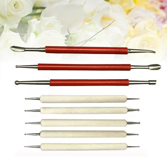 BRIGHTFUFU Pottery Tools Supplies 8Pcs Ceramic Pottery Tools with Carving Sculpting Functions