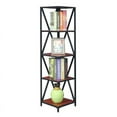 thumbnail image 5 of Convenience Concepts Tucson Metal 5 Tier Corner Bookcase, 5 of 5