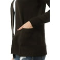 thumbnail image 4 of Women's Open Front Knit Long Sleeve Pockets Sweater Slim Cardigan, 4 of 5