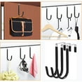 thumbnail image 3 of Stainless Steel Antislip Hooks, No-Drill Installation Storage Hooks, Multifunctional Space-Saving Hooks for Kitchen, Bathroom, Bedroom, and Balcony (3pcs), 3 of 7