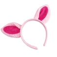 thumbnail image 2 of vlrwzc Pig Headband Set with Ears Nose Tail and Bow Tie Pink for Halloween Celebrations, Animal Theme Parties, 2 of 7