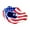 Flag, variant on Coollo Sports Durable Adult Protective Sport Mouth Guard with Strap, Black White