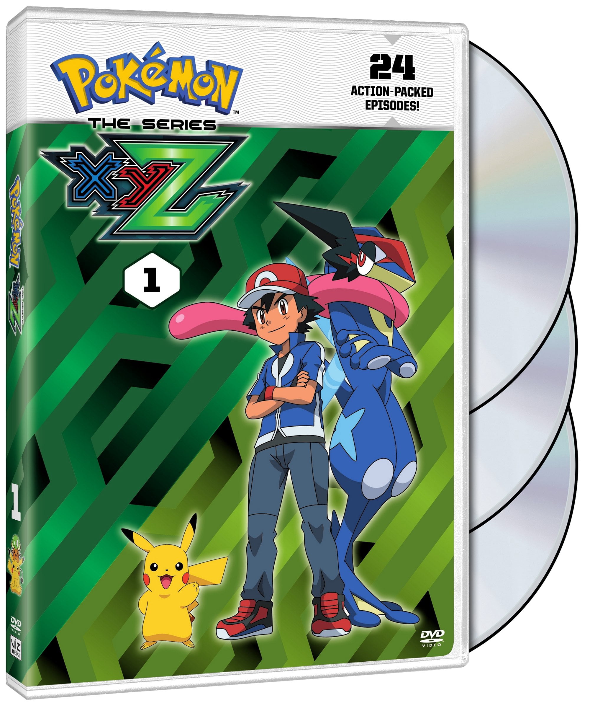 SDS, Pokemon the Series, XYZ Set 1 DVD, Complete Series with 3