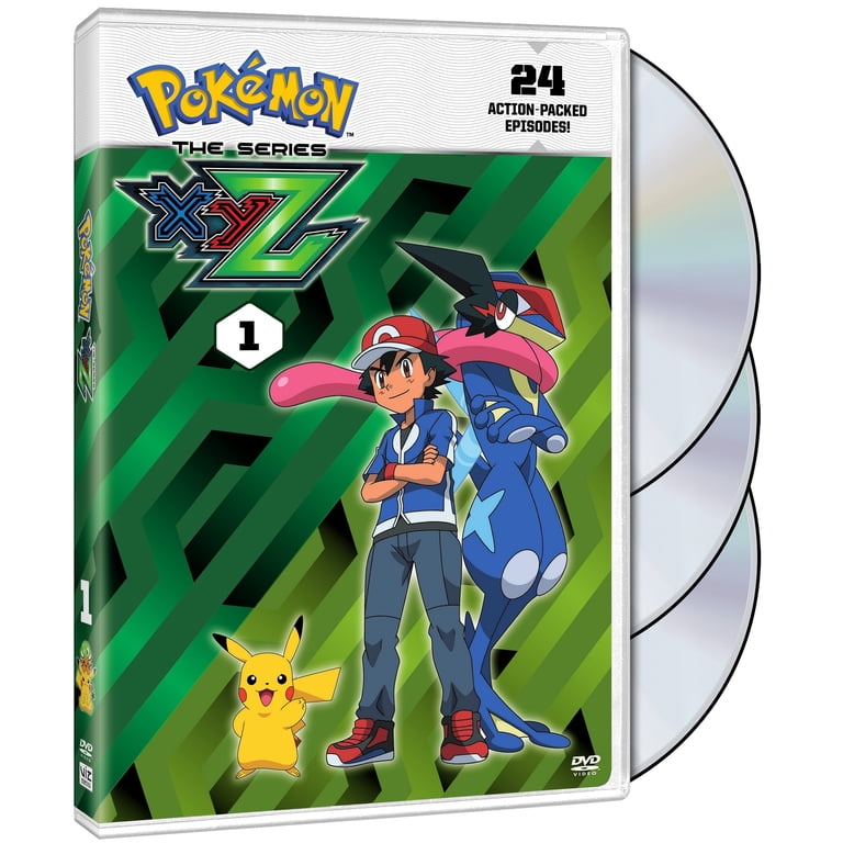 SDS, Pokemon the Series, XYZ Set 1 DVD, Complete Series with 3