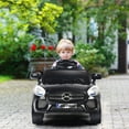thumbnail image 3 of Costway 6V Kids Ride On Car RC Remote Control Battery Powered w/ LED Lights MP3 Black, 3 of 10