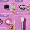 thumbnail image 5 of Salon Perfect Makeup Brush Cleaner Starter Kit, Includes Makeup Melt No Rinse Solution, Tin and Towel for Easy Cleaning, 5 of 8