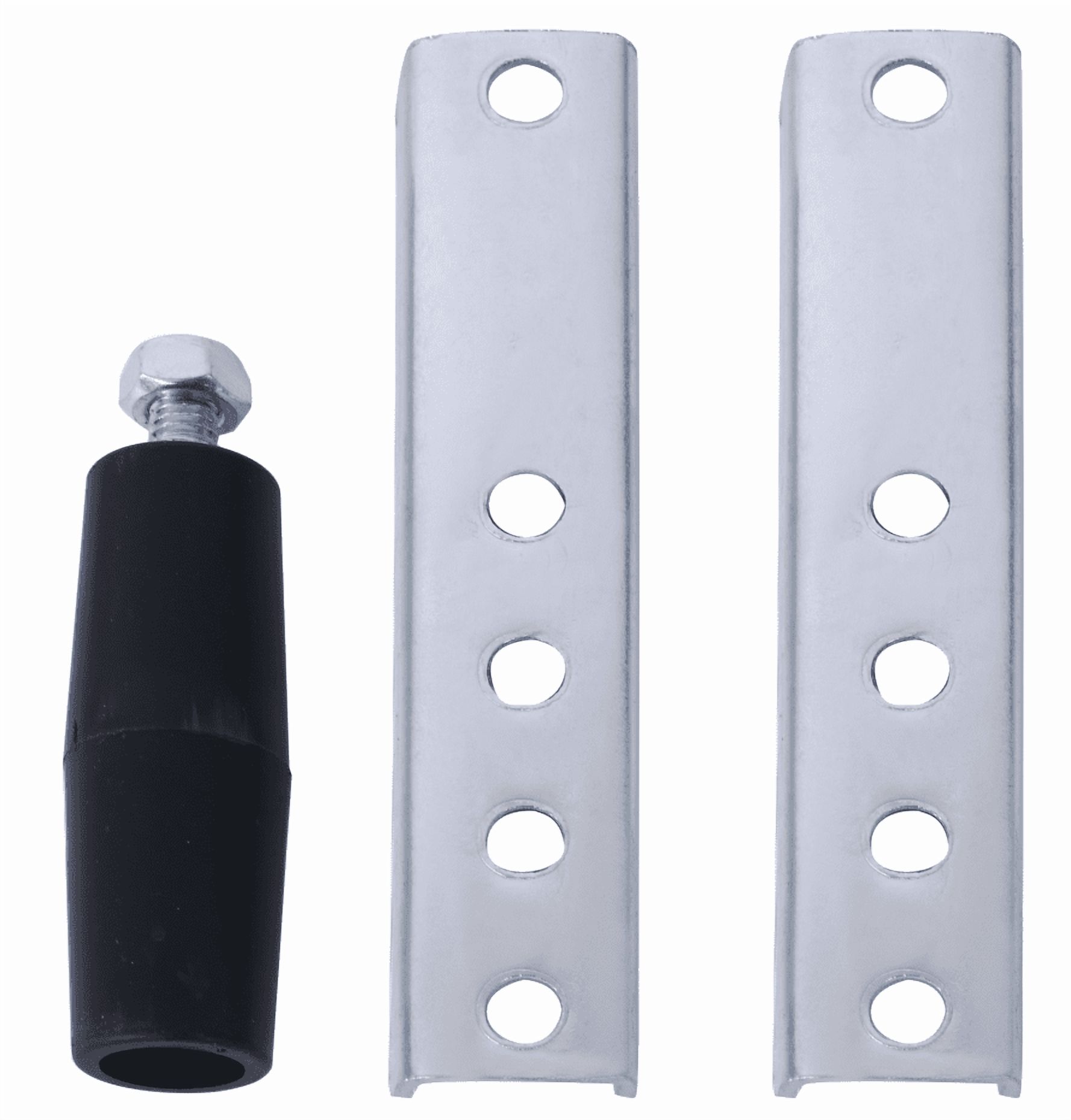 Bolt-On Trailer Jack 1500lb Capacity with PP Wheels & Handle 34.5in