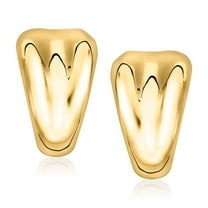 Ross-Simons Italian 14kt Yellow Gold J-Hoop Earrings, Women's, Adult