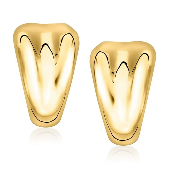 Ross-Simons Italian 14kt Yellow Gold J-Hoop Earrings, Women's, Adult