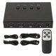 thumbnail image 1 of KVM Switcher 4K 60Hz 18Gbps 4 in 1 Out HD Multimedia Interface 2.0 KVM Switcher with USB Interface, 1 of 5