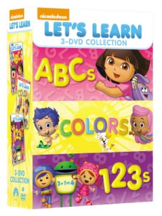 Let's Learn 3 Pack: 123s, ABCs, Colors (DVD) - Walmart.com
