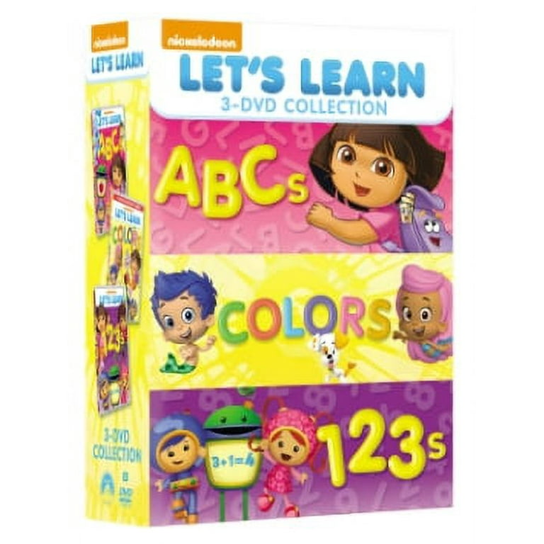 Let's Learn 3 Pack: 123s, ABCs & Colors (DVD) - Walmart.com