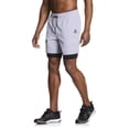 thumbnail image 4 of Reebok Mens and Big Mens Power Up 2-in-1 Woven Shorts (6" Inner, 9" Outer Inseam), Sizes XS-3XL, 4 of 5
