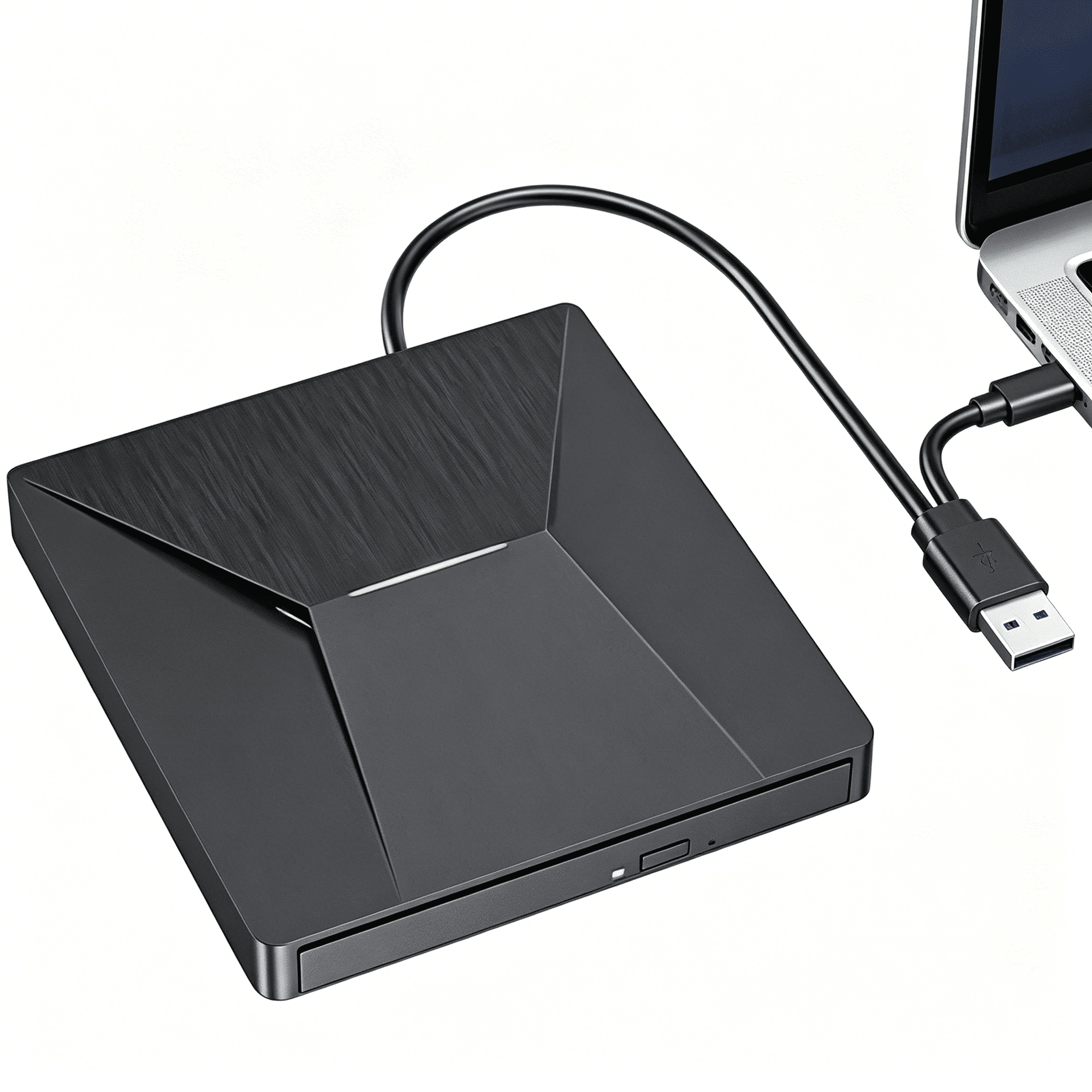 GJX USB 3.0 and Type-C External Bluray Drive, External Bluray Burner and External DVD Drive for PC, Blu Ray Disc Reader Compatible with Windows XP/7/8/10, Laptop, Desktop