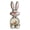 Gray, variant on Patio Inflatable Bunny Balloon Finished Height Approximately 4.3-4.9 FT Waterproof & Quick Inflate Blow Up for Indoor Outdoor Lawn Patio Holiday Party