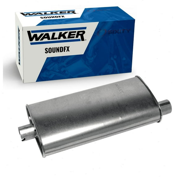 Walker SoundFX Exhaust Muffler compatible with Jeep Cherokee 2.5L 4.0L L4 L6 1987-2000