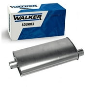 Walker SoundFX Exhaust Muffler compatible with Jeep Cherokee 2.5L 4.0L L4 L6 1987-2000