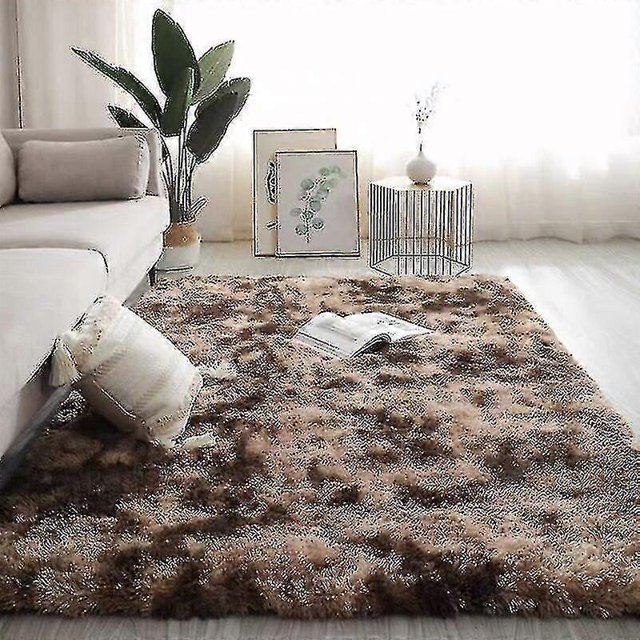 Large Plush Carpet Living Room Decoration Fluffy Rug Thick Bedroom Carpets Anti-slip Floor Soft Lounge Rugs Solid Mat