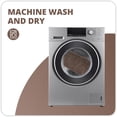 thumbnail image 2 of Bathroom Rug Set of 2, Toilet Rug, Quick Dry, Non-Slip, Machine Washable, Fit Under Doors, Absorbent Bathroom Rug（Brown 20" x 32"+20" x 24"，U）, 2 of 6