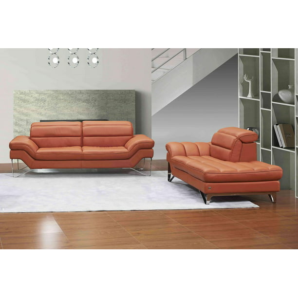 Braylen Leather Sofa Loveseat Set By, Braylen Top Grain Leather Reclining Sofa Set