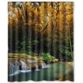 thumbnail image 1 of YUSDECOR Rideau de Douche Imperméable avec Crochets Accessoires de Salle de Bain Taille 60x72 Pouces, 1 of 2